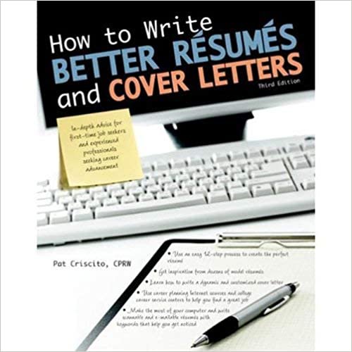 Patricia Criscito How to Write Better Resumes & Cover Letters ‎-‎ ‎3‎rd Edition تكوين تحميل مجانا Patricia Criscito تكوين