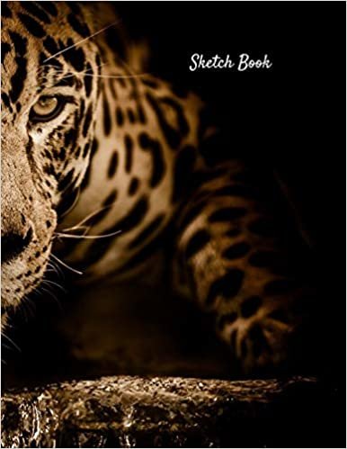 تحميل Sketch Book: Jaguar Themed Notebook for Drawing, Writing, Painting, Sketching or Doodling, 120 Pages, 8.5x11