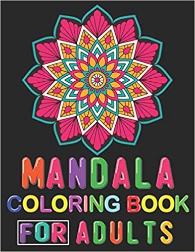 تحميل Mandala Coloring Book for Adults: Easy &amp; Simple Adult Coloring Books for Seniors &amp; Beginners With Over 45 Different Mandalas to Color