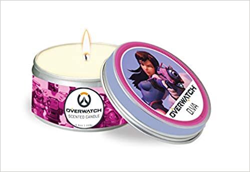 indir Overwatch: D.V.A Scented Candle (2 oz.): 5.6 oz: Large, Cinnamon