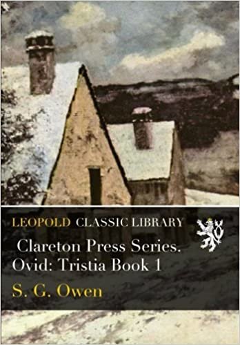 indir Clareton Press Series. Ovid: Tristia Book 1