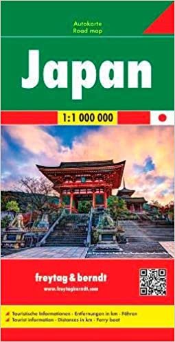 Japan f&b (+r): Wegenkaart 1:1 000 000 indir