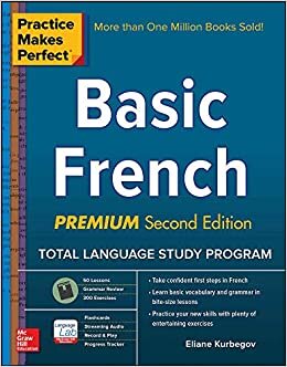 indir Practice Makes Perfect: Basic French, Premium Second Edition