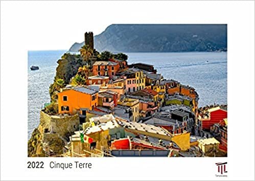 ダウンロード  Cinque Terre 2022 - White Edition - Timokrates Kalender, Wandkalender, Bildkalender - DIN A3 (42 x 30 cm) 本