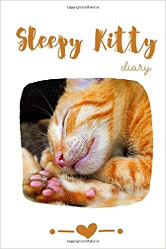 Sleepy Kitty Diary (White)