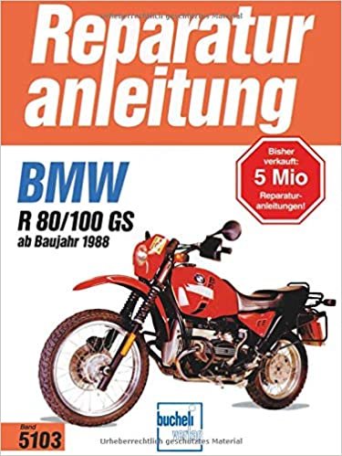 BMW R 80 GS / R 100 GS  ab 1988: Luftgekühlter Zweizyl, Viertakt Boxermotor indir