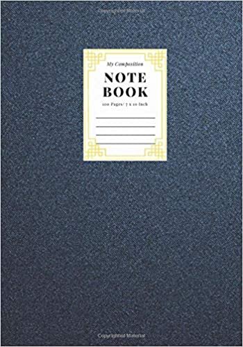 My Composition Notebook: Notebook Journal Wide Blank Lined V.2.17 Wide Ruled Paper Workbook for s Kids Students Boys Girls and Teachers and ... Writing Notes Size: 7 x 10 Inch, 100 Pages indir