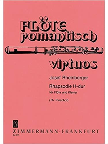 Rhapsodie H-Dur: Flöte und Klavier. (Flöte romantisch virtuos) indir