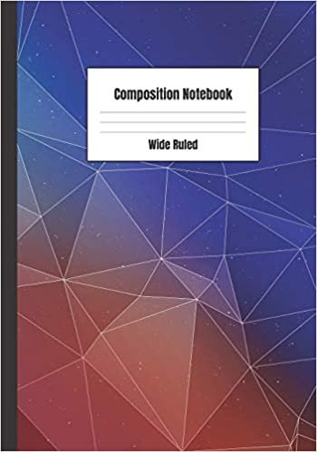 تحميل Composition Notebook: Color Polygonal Abstract Theme