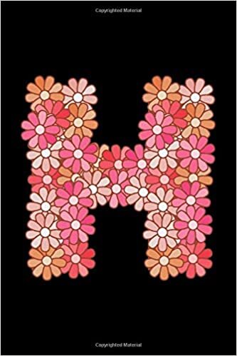 H Alphabet Notebook Journal: Attractive Initial Monogram Letter H College Ruled Notebook & Diary For Writing Journal Note Taking Idea For Girl Boy Men And Women 6x9 120 Pages indir