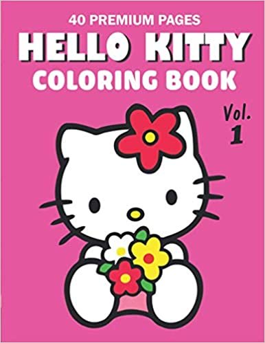 Hello Kitty Coloring Book Vol1: Funny Coloring Book With 40 Images For Kids of all ages with your Favorite "Hello Kitty" Characters. indir