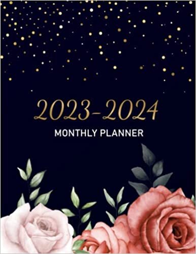 ダウンロード  2023-2024 Monthly Planner: Two Year Monthly Planner (January 2023 to December 2024), Monthly Calendar and Organizer with Federal Holidays & Inspirational Quotes (Cute Flowers Cover) 本