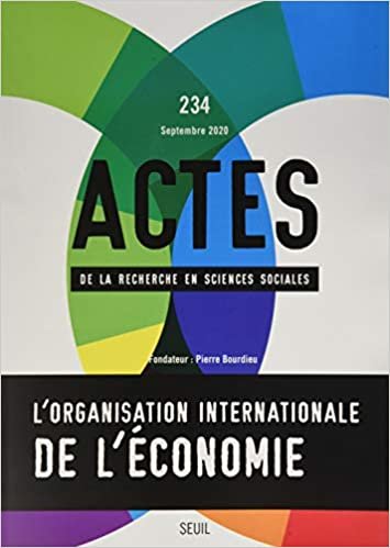 indir Actes de la recherche en sciences sociales, n° 234. Organisation internationale de l&#39;économie
