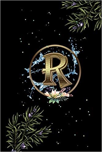 indir R: Initial Monogram Letter R College Ruled Notebook. Amazing Medium Lined Journal Notebook / Diary / Christmas &amp; Birthday Gift For Man &amp; Women