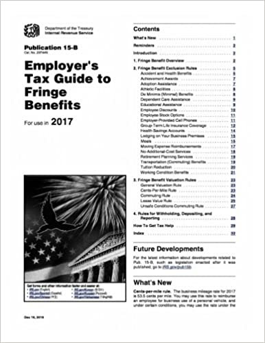 Publication 15-B (2017), Employer's Tax Guide to Fringe Benefits: Supplemental to Publication 15, Employer's Tax Guide indir