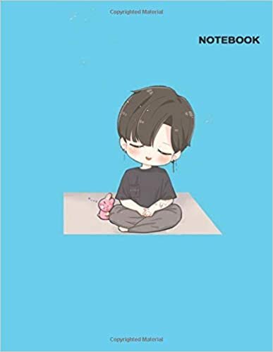 indir BTS k pop lovers notebook esperto: Classic Lined pages, 110 Pages, Letter (8.5 x 11 inches), Jungkook Bangtan Boys Cover.