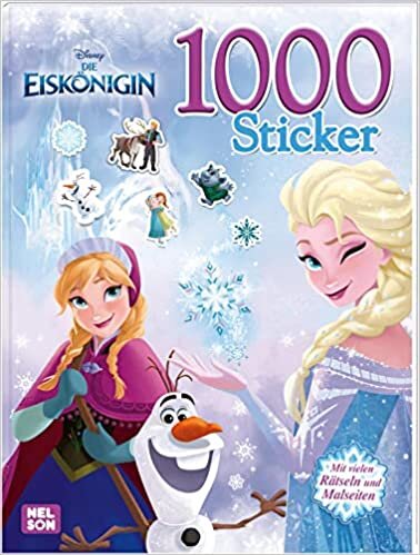 تحميل Disney Eiskönigin: 1000 Sticker: Mit vielen Rätseln und Malseiten
