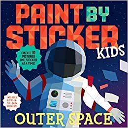 تحميل Paint by Sticker Kids: Outer Space: Create 10 Pictures One Sticker at a Time! Includes Glow-in-the-Dark Stickers