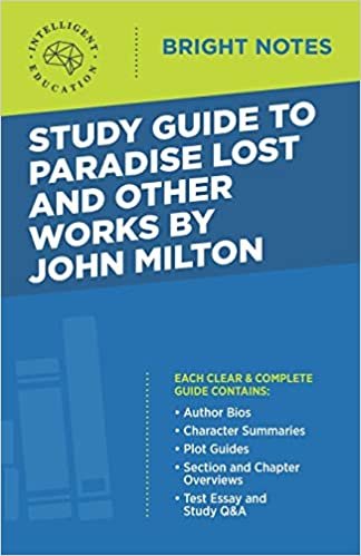 Study Guide to Paradise Lost and Other Works by John Milton indir