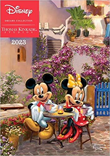 Disney Dreams Collection by Thomas Kinkade Studios: 12-Month 2023 Monthly/Weekly