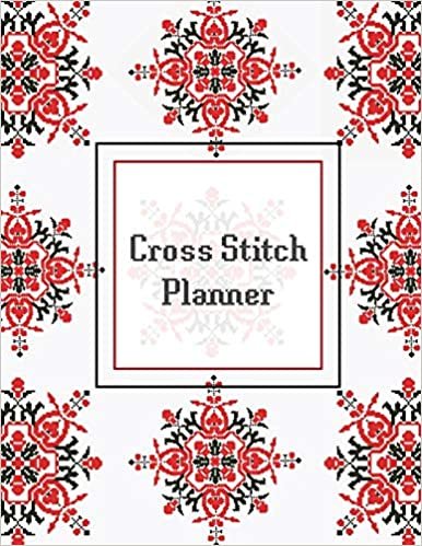 Cross Stitch Planner: Grid Graph Paper Squares, Design Your Own Pattern, Notebook Designs, Journal indir