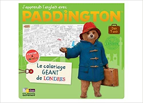 Paddington - Poster à colorier - Le Coloriage géant de Londres