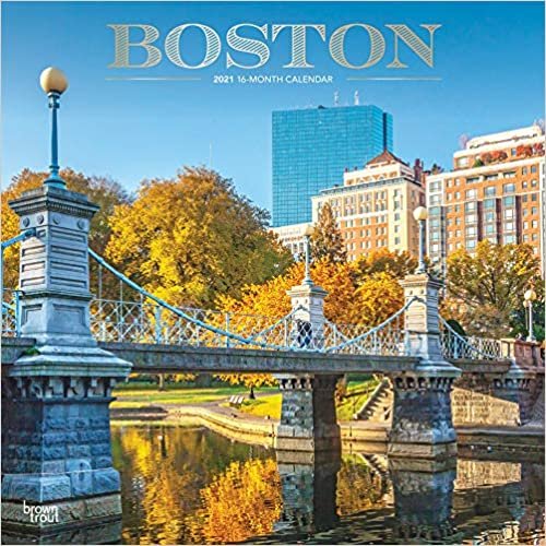 Boston 2021 - 16-Monatskalender: Original BrownTrout-Kalender [Mehrsprachig] [Kalender] (Wall-Kalender) indir