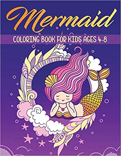 Mermaid Coloring Book for Kids Ages 4-8 indir