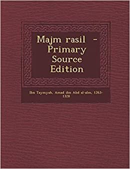 تحميل Majm Rasil - Primary Source Edition