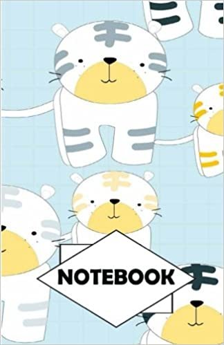 تحميل Notebook: Dot-Grid, Graph, Lined, Blank Paper: Tiger: Small Pocket diary 110 pages, 5.5&quot; x 8.5&quot;