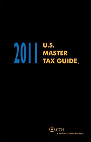 indir U.S. Master Tax Guide - Hardbound, 2011