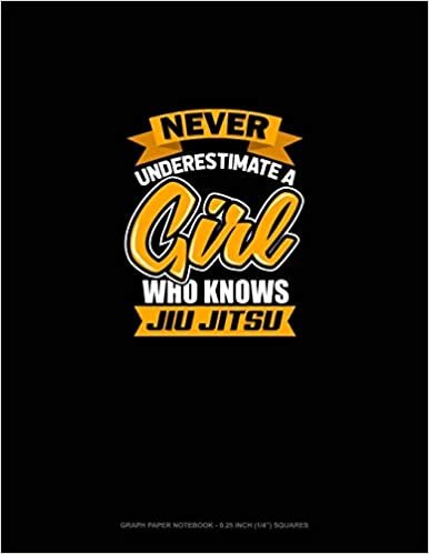 اقرأ Never Underestimate A Girl Who Knows Jiu Jitsu: Graph Paper Notebook - 0.25 Inch (1/4") Squares الكتاب الاليكتروني 
