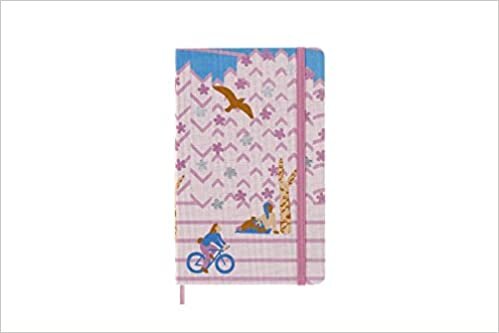 Moleskine Germany GmbH Moleskine Limited Edition Notebook, Sakura Notebook, Lined Layout and Fabric Hardcover, Large 13 x 21 cm, Bicycle Theme and Dark Pink Colour تكوين تحميل مجانا Moleskine Germany GmbH تكوين