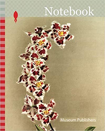 Notebook: Orchid, Odontoglossum crispum mundyanum, Sander, F. (Frederick), 1847-1920, Author, Moon, H. G, Artist, Leutzsch, Gustav, Lithographer indir