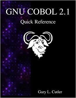 GNU COBOL 2.1 Quick Reference