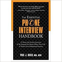 Paul Bailo The Essential Phone Interview Handbook تكوين تحميل مجانا Paul Bailo تكوين