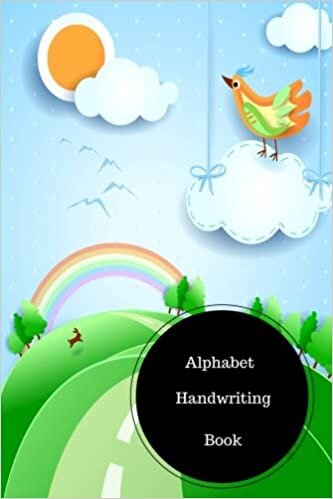 indir Alphabet Handwriting Book: Alphabet Writing Sheets For Kindergarten. Handy 6 in by 9 in Notebook Journal. A B C in Uppercase &amp; Lower Case. Dotted, With Arrows And Plain