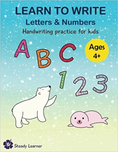 تحميل Learn To Write Letters &amp; Numbers: Handwriting practice for kids (Ages 4+)