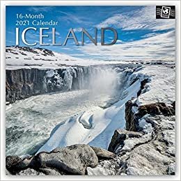 indir Iceland - Island 2021 - 16-Monatskalender: Original The Gifted Stationery Co. Ltd [Mehrsprachig] [Kalender] (Wall-Kalender)