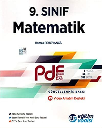 Eğitim Vadisi 9. Sınıf Matematik PDF Planlı Ders Föyü indir