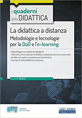 indir La Didattica a distanza: Metodologie e tecnologie per la DaD e l’e-learning (Quaderni della didattica, Band 15)