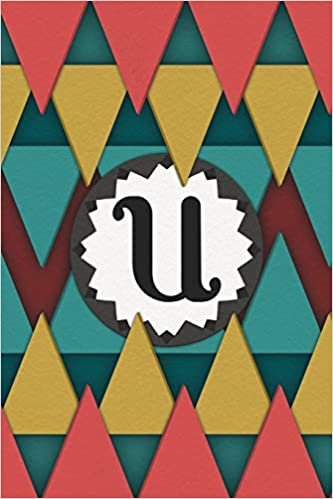indir U: Monogram Initial U - Journal / Notebook ( 6&quot; x 9&quot; ) - College Ruled / Lined - 120 Pages