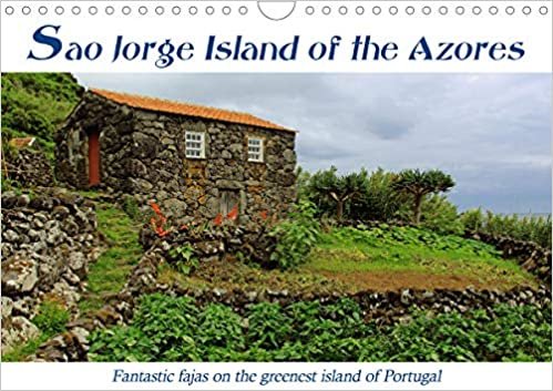 Sao Jorge Island of the Azores - fantastic fajas on the greenest island of Portugal (Wall Calendar 2021 DIN A4 Landscape): Experience spectacular hikes on mountain trails and old mule tracks along the cliffs. (Monthly calendar, 14 pages )