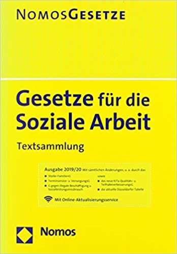 تحميل Gesetze Fur Die Soziale Arbeit: Textsammlung - Rechtsstand: 6. August 2018