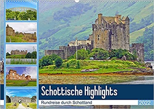 Schottische Highlights Rundreise durch Schottland (Wandkalender 2022 DIN A2 quer): Schottische Sehenswuerdigkeiten in wunderschoenen Bildern (Monatskalender, 14 Seiten )