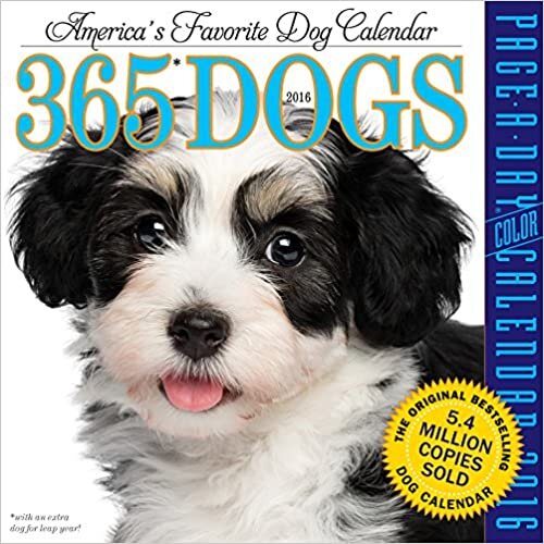 ダウンロード  365 Dogs Color 2016 Calendar 本