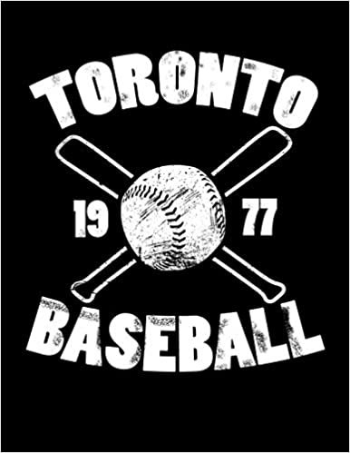 Toronto Baseball: Vintage and Distressed Toronto Baseball Notebook for Baseball Lovers indir