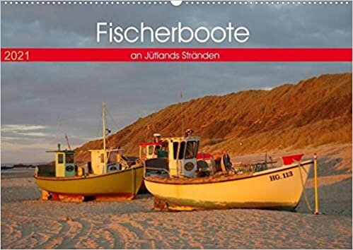 ダウンロード  Fischerboote an Juetlands Straenden (Wandkalender 2021 DIN A2 quer): Daenische Fischerboote an den Straenden von Juetland (Monatskalender, 14 Seiten ) 本