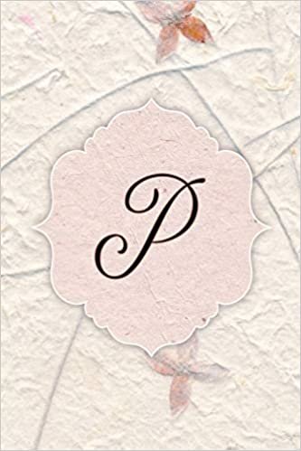 indir P: Western Wallflower Petal Journal, Monogram Initial Letter P Lined Pages Flower Notebook