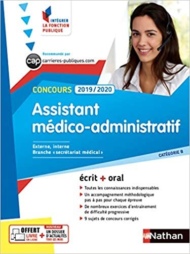 Concours Assistant médico-administratif 2019/2020 - Catégorie B - N° 24 -(IFP) - 2018 (CONCOURS ADMINISTRATIFS) indir